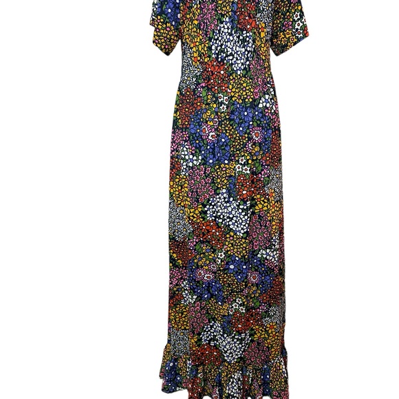 Vintage Vanity Fair Smocked Dress Size Medium - Picture 4 of 16